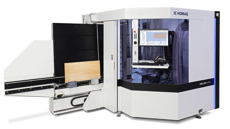 The Raumwunder — The new DRILLTEQ V-310 vertical CNC processing center.
