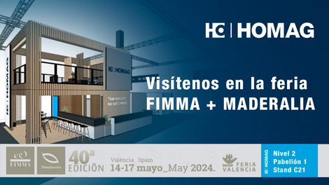 HOMAG España celebra 50 años en FIMMA + Maderalia 2024