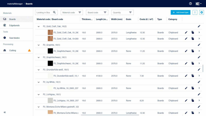 materialManager panel material