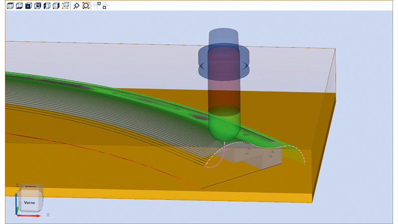woodWOP: CAM Plugin - Handlauf