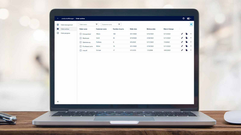 Archivo de pedidos en productionManager (carpeta de trabajo digital) Archivo de pedidos en productionManager (carpeta de trabajo digital)
