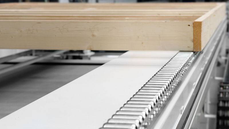 WEINMANN frame work station FRAMETEQ F-300 discharge-side roller conveyor