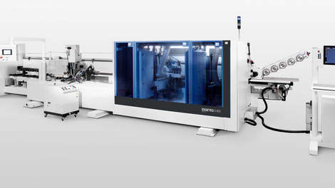 Macchine per postforming EDGETEQ S-810: una macchina - cinque stazioni di lavorazione