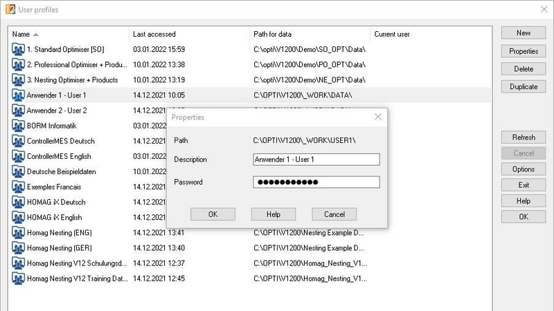 Cut Rite : profils utilisateurs