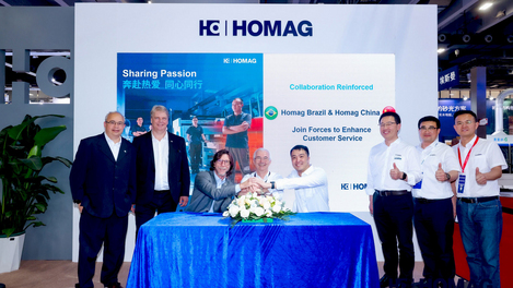 HOMAG Brasil na feira Interzum em Guangzhou