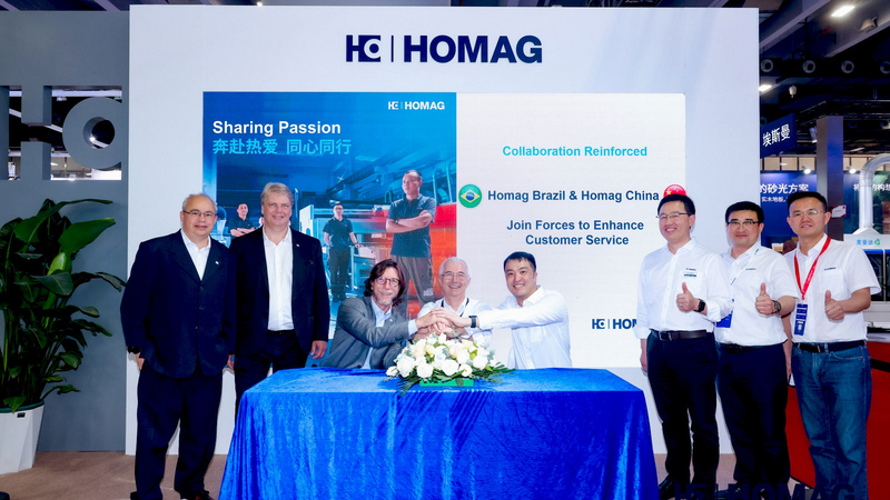 HOMAG Brasil na feira Interzum em Guangzhou
