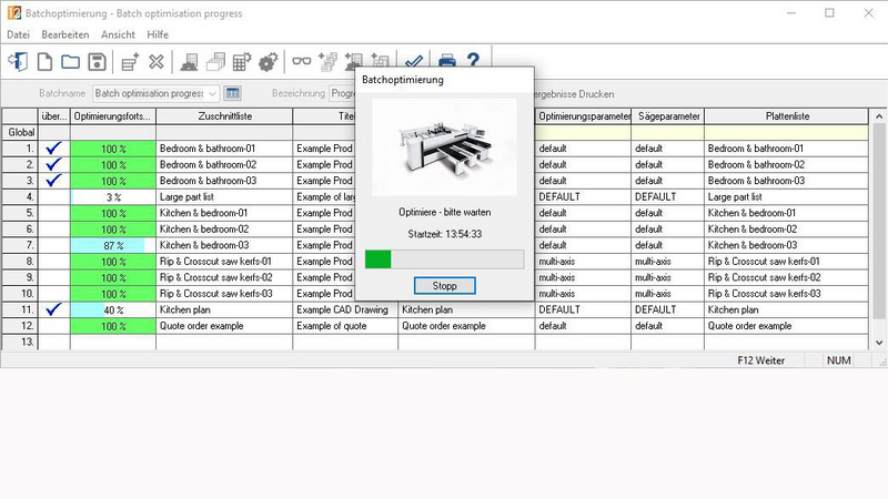 Le noyau de calcul de Cut Rite utilise tous les processeurs de votre PC. Cela augmente le nombre d'opérations de calcul et permet d'obtenir rapidement le meilleur résultat.