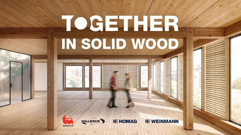 Disfrute de soluciones integrales para madera maciza en el la HOMAG y WEINMANN Treff. 