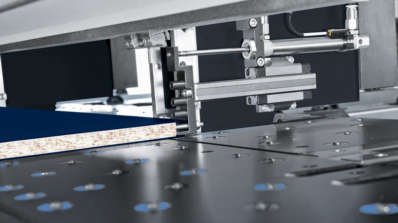 Pneumatically operated trim stops