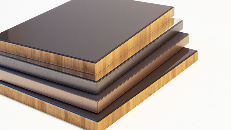 Edge banding: workpieces with acrylic edges