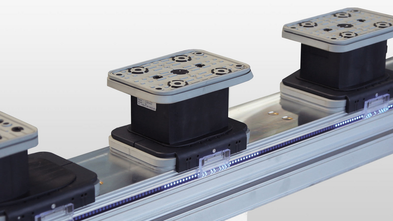 LED 系统 - 最快、最安全的托架和夹紧元件定位系统