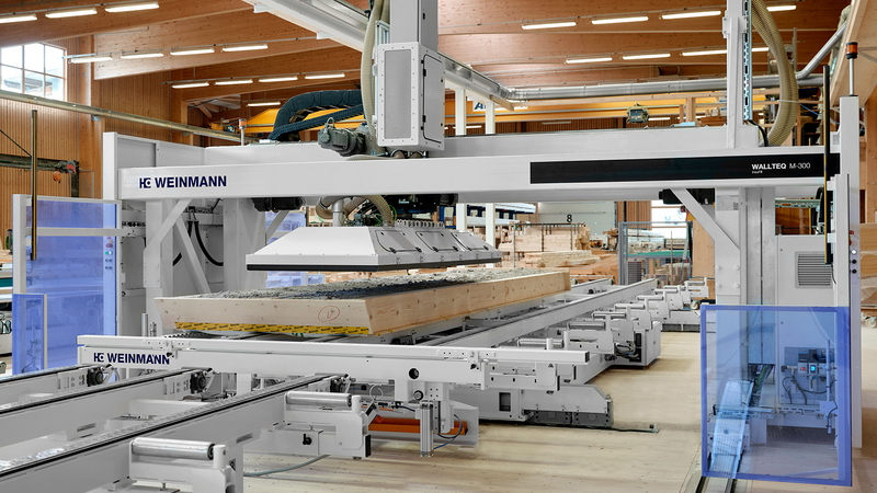 WEINMANN Multifunction WALLTEQ M-300 bridge - Fully automated blowing-in of loose insulation material into timber framing elements