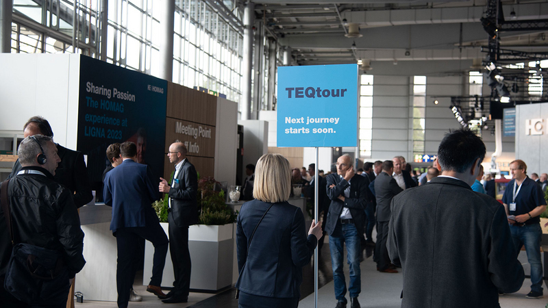 TEQtours offered guided tours of the trade fair stand for all interested parties