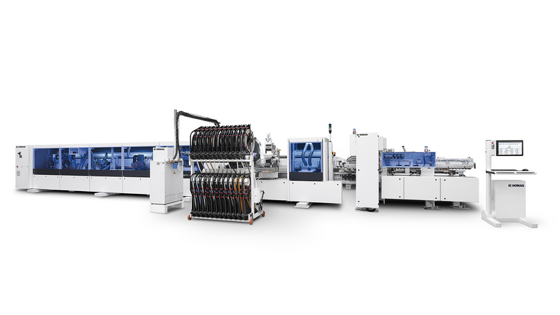 Precision and performance in batch size 1: the EDGETEQ S-800 series with WZ24 workpiece infeed system