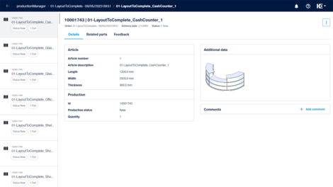 Toutes les informations relatives aux travaux sont directement disponibles dans le dossier numérique des travaux, le productionManager. Toutes les informations relatives aux travaux sont directement disponibles dans le dossier numérique des travaux, le productionManager.