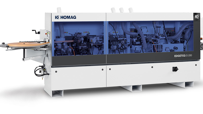 Die EDGETEQ S-200 è disponibile in opzione con regolazione pneumatica a 2 punti della zona di pressione
