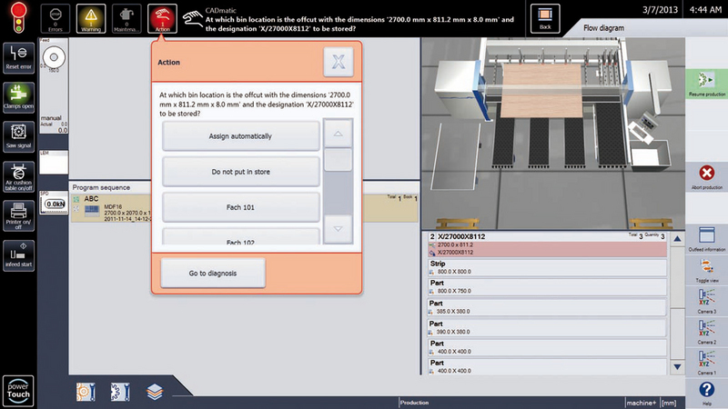 CADmatic PROFESSIONAL: Storage location management for offcuts