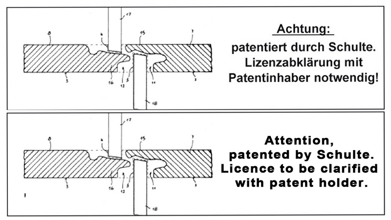 Offset sawing (Schulte patent)
