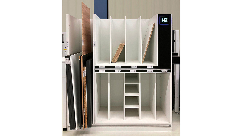 Beispiel für ein einfaches Handresteregal