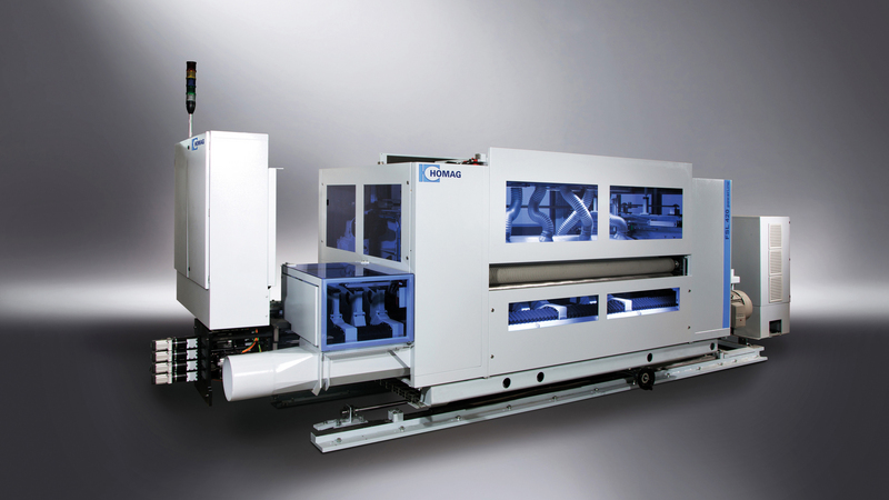 FSL 420 – Eine zentrale Antriebswelle mit Polygonquerschnitt treibt die einzelnen Sägeaggregate an.