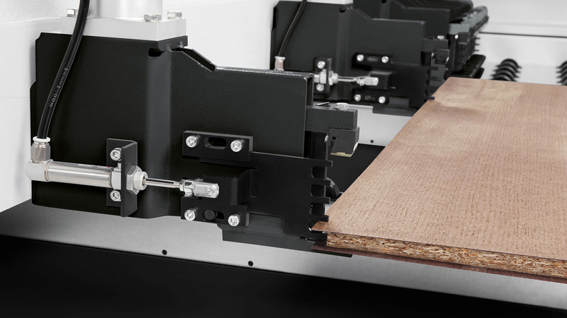 Pneumatically operated trim stops