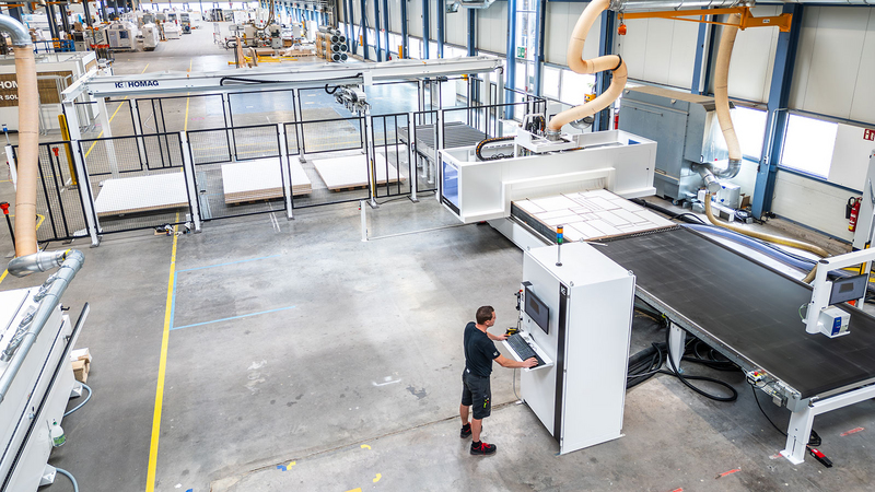 Der CNC-Beschleuniger fürs Nesting – Einachsbeschicker HOMAG STORETEQ F-100