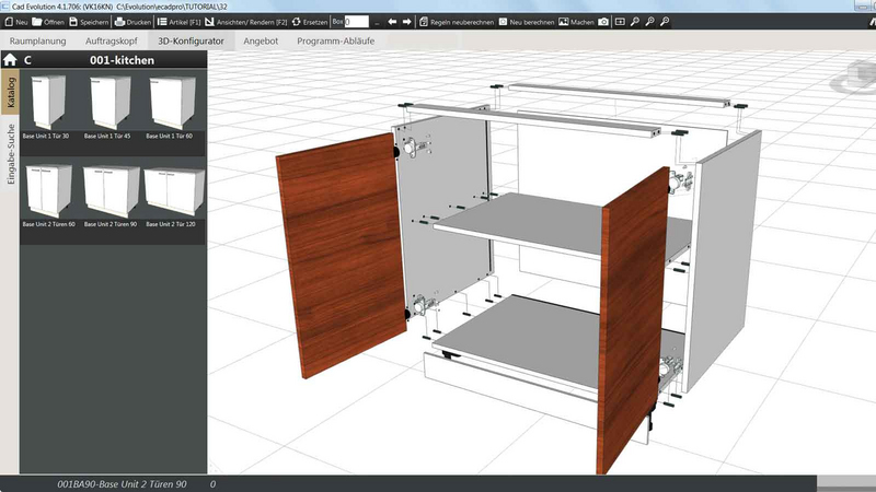 Configuración rápida e individual de los muebles con el Configurador3D