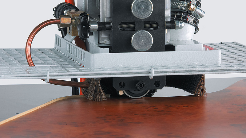 Constant trimming results through the use of precise ball bearings to trace the workpieces
