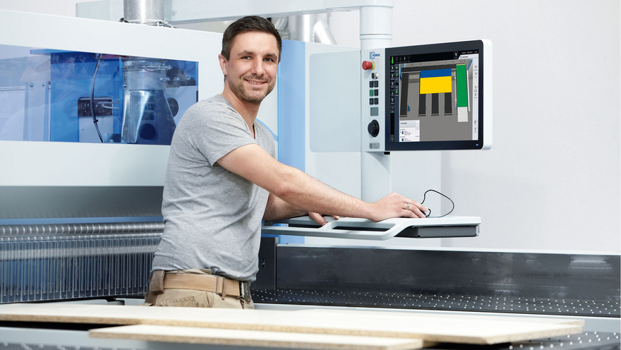 Lavorare con una sezionatrice HOMAG