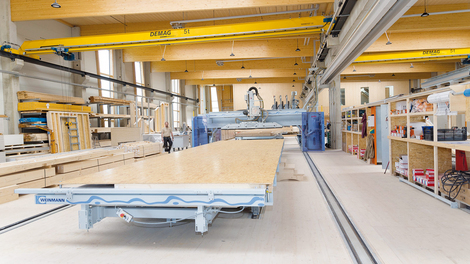 Multifunktionsbrücke, Elementbautisch, Holzbau, Holzhausbau, Wandfertigung WEINMANN Multifunktionsbrücke, Elementbautisch, Holzbau, Holzhausbau, Wandfertigung