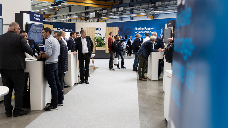 Numerous trade exhibitors and partner companies such as BENZ Tooling, DÜRR AG, tapio and many more were also at the HOMAG Treff for the first time.