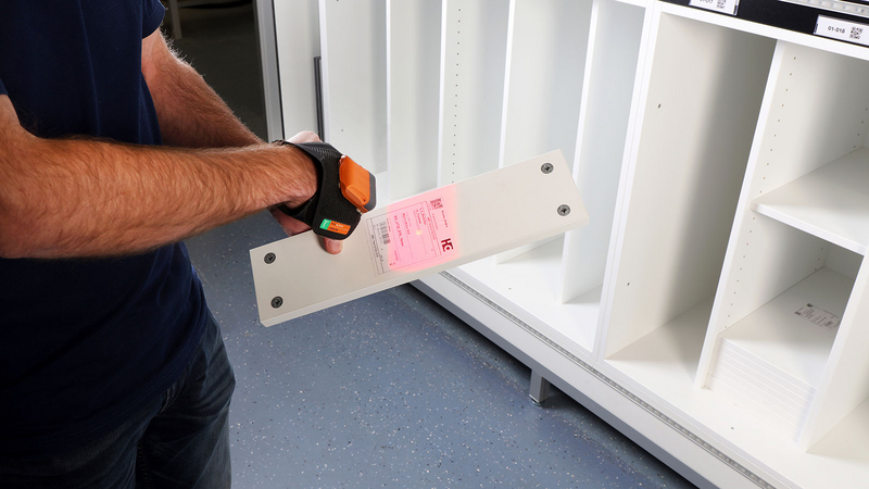 Sorting Production Set – Scannen des Teile-Barcodes Sorting Production Set – Scannen des Teile-Barcodes