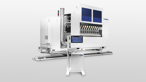Sezionatrice multilama SAWTEQ M-500: sezionatura continua con risparmio di materiale