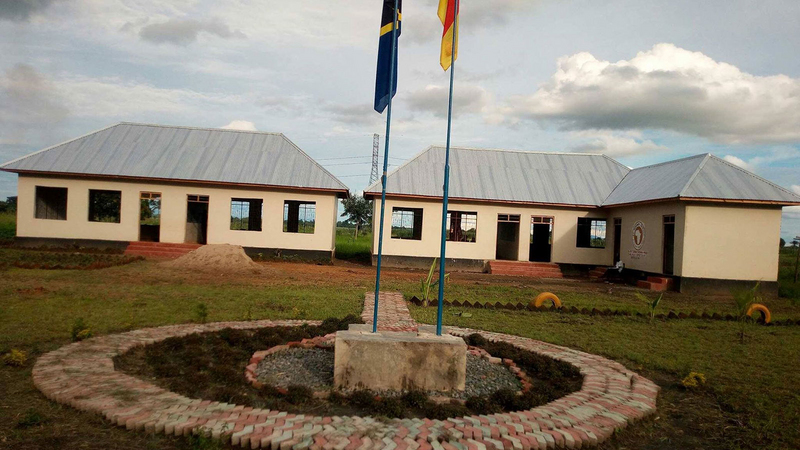 Le don d'HOMAG Cares provenant de la LIGNA 2017 a servi à la construction de la nouvelle école primaire.