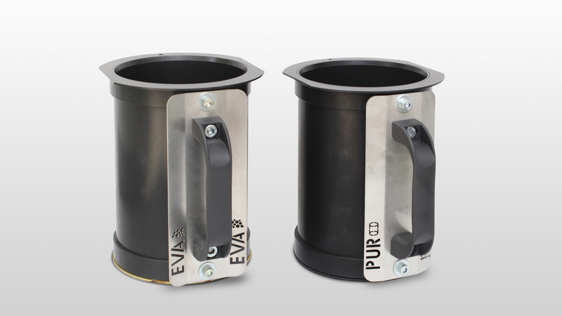 Skiftebeholdere til nem påføring af EVA og PUR
