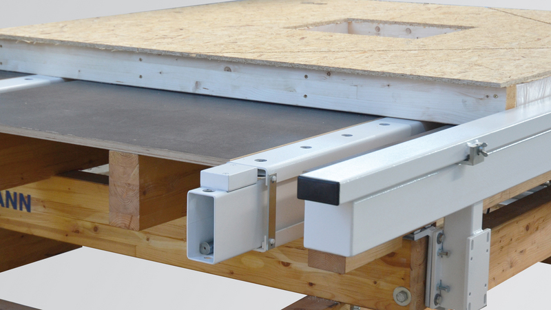 WEINMANN C-PowerTec Spannbalken für das schnelle und einfache Spannen des Riegelwerks