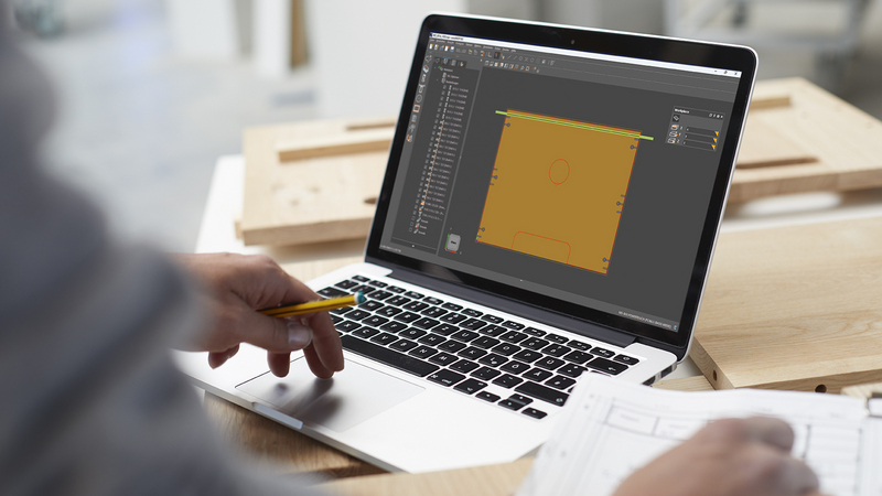 Das neue woodWOP 9.0 Design: Klare Benutzeroberfläche im Light und Dark Mode für optimale Benutzerfreundlichkeit