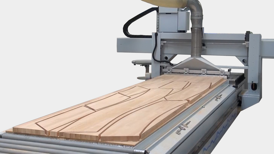 Lavorazione nesting di scale con espulsione automatica
