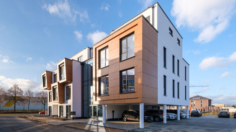 Un impressionante progetto in costruzione modulare. Copyright: SH-Holz und Modulbau