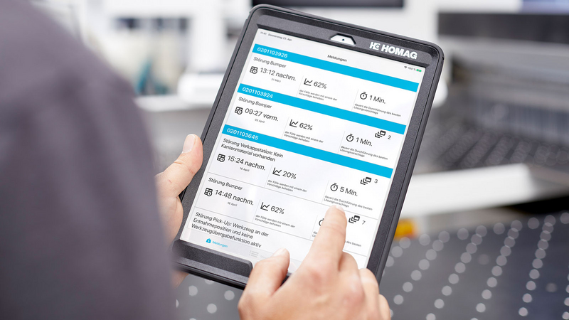 serviceAssist from HOMAG - the professional self-help