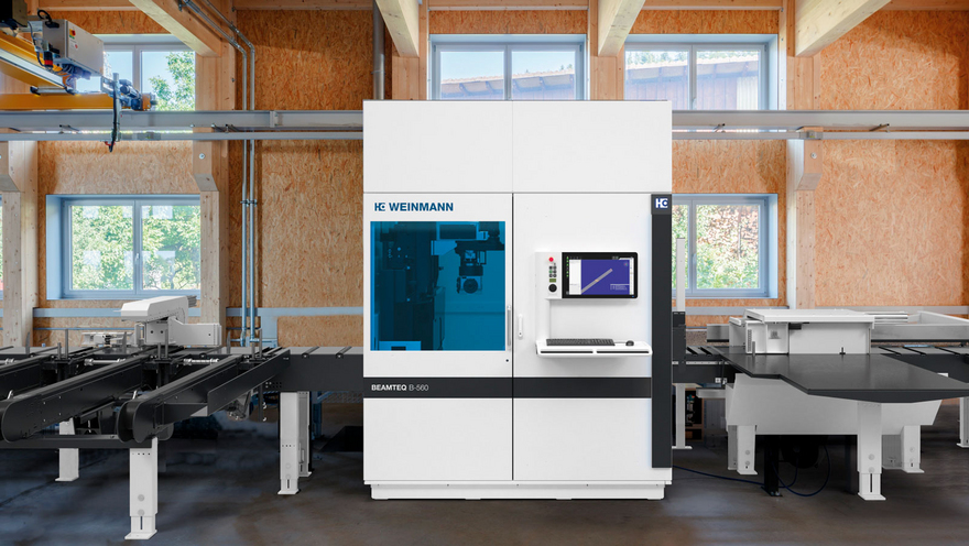 Máquina de carpintaria WEINMANN BEAMTEQ nogueira
