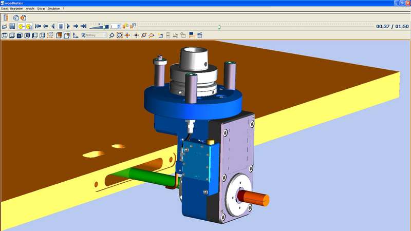 Simulation of a lock case processing
