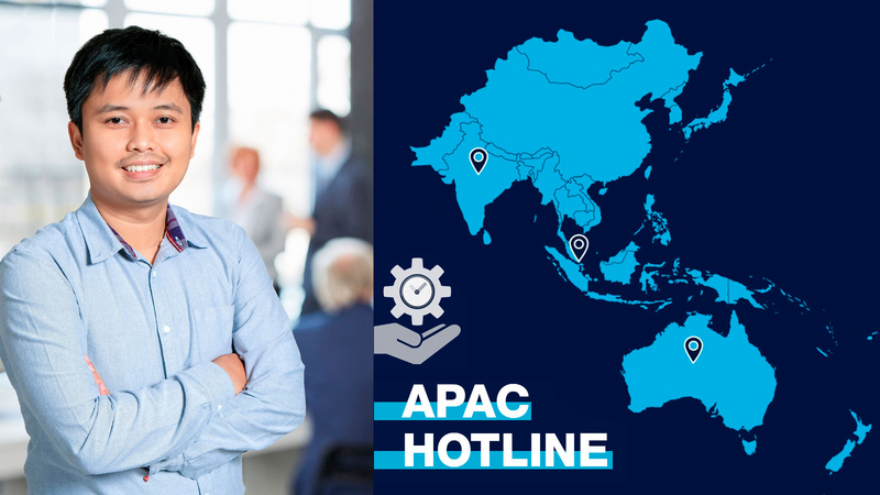 Service responses in your time zone: The HOMAG APAC (Asia Pacific) Hotline