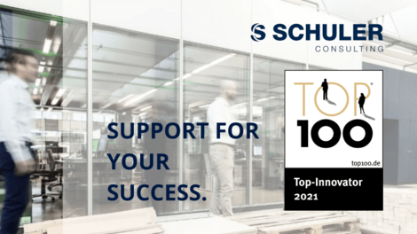 Unterstützung für Ihren Erfolg Schuler Consulting wurde mit dem Top 100 Siegel ausgezeichnet.