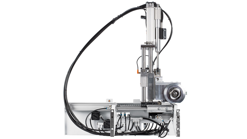 具有双轮廓技术的单电机仿形铣单元