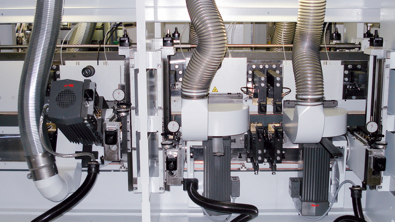 Unit guidance system with high-precision setting devices