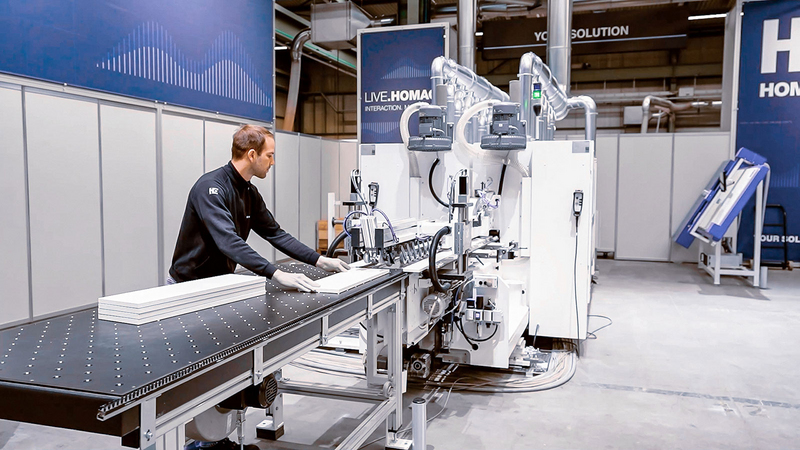 Doppelendprofiler TENONTEQ D-500 von HOMAG