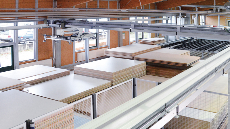 Horizontal storage system STORETEQ S-200 | HOMAG