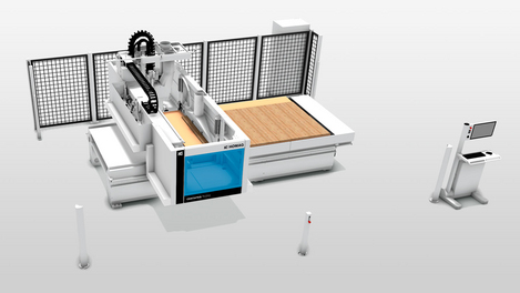 entro di lavoro a portale CNC CENTATEQ N-210 