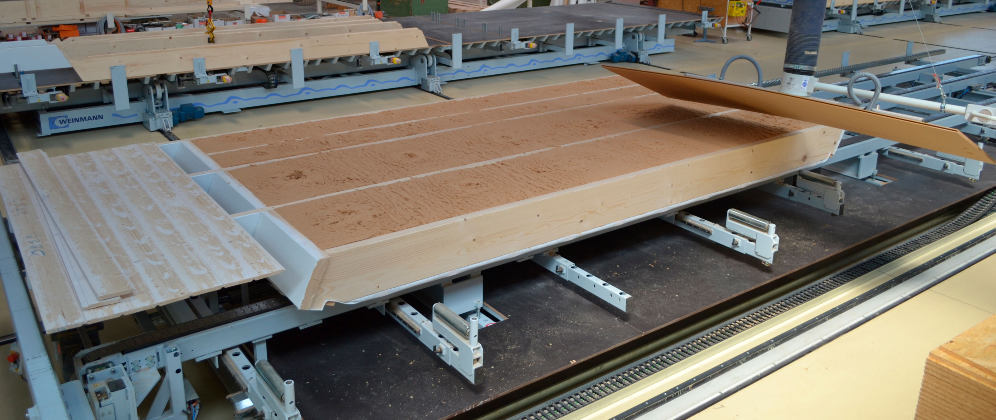 WEINMANN Roof and ceiling production line